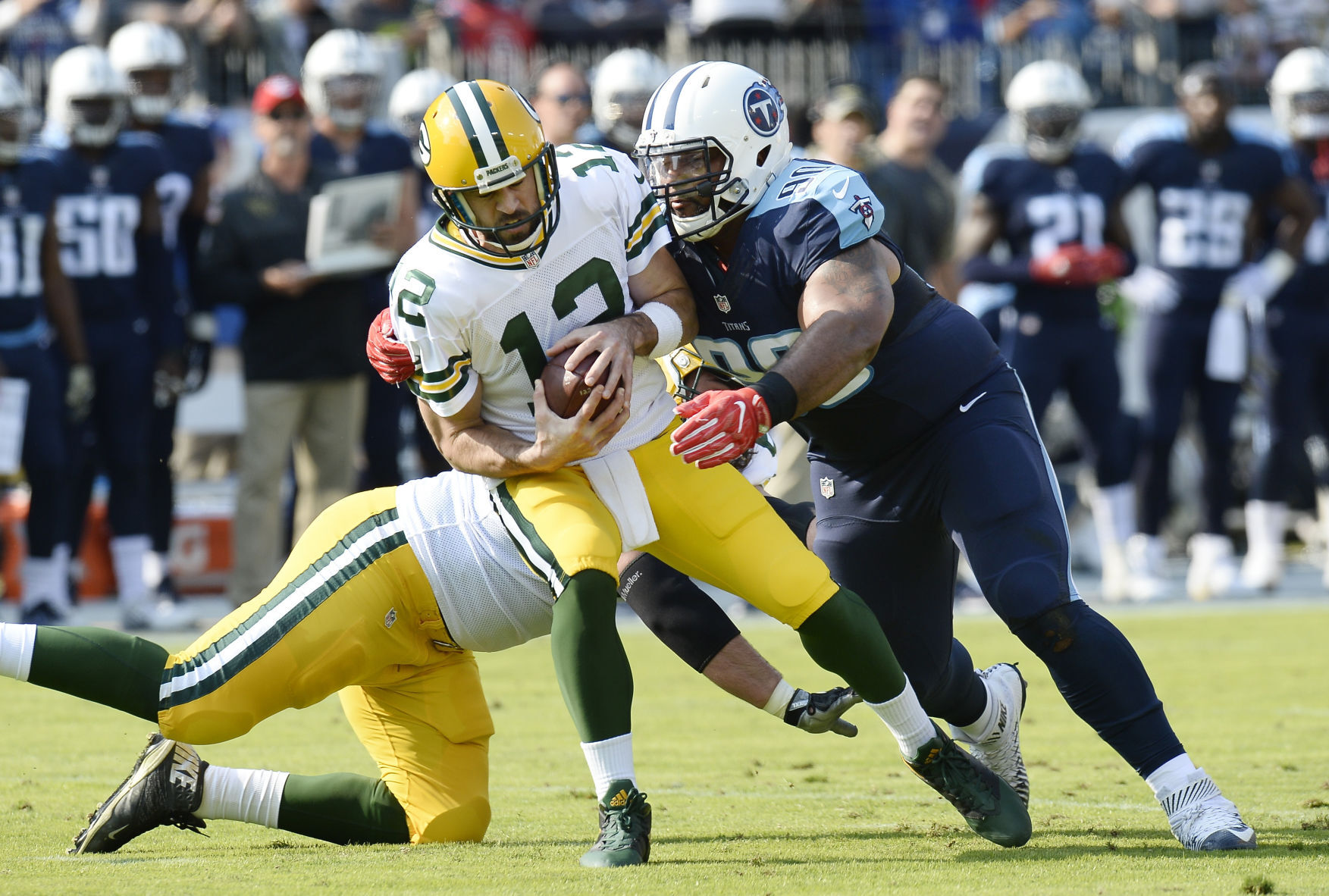 Aaron Rodgers - Packers Titans 2016